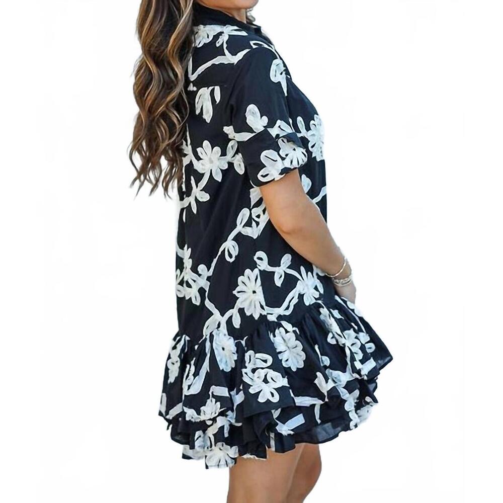 NEW SOFIE THE LABEL ivanna mini dress in black - Picture 3 of 4